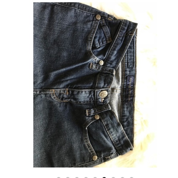 Dark Blue Women's Berlin Denim Skinny Jeans - Picture 3 of 8